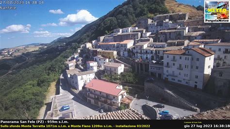 webcam san fele|San Fele Landscape Webcam Italy